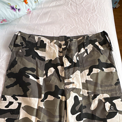 Men grey camo - camo, trousers