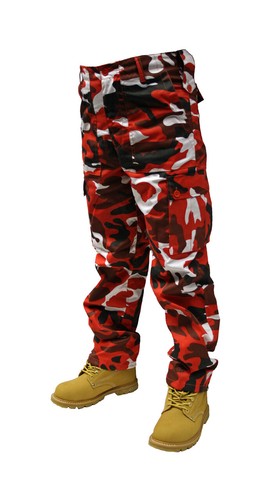 Crazy camo combat cargo - camo,