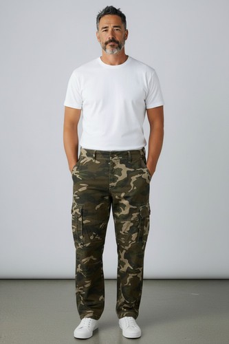 Men camouflage cargo trouser - men,