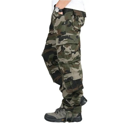 Tactical cargo pants cotton - pants,
